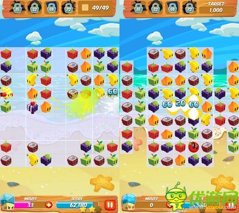 我的果汁分你一半:《方块果汁》游戏试玩