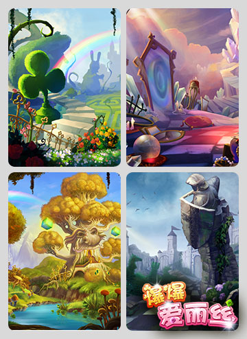 《爆爆爱丽丝》梦幻原画曝光 高端点消大片来袭