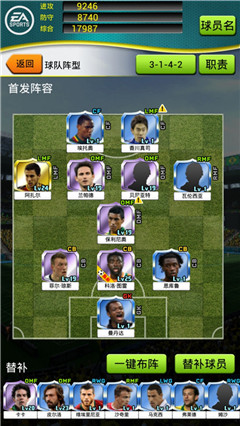 世界体坛主流《FIFA2014巴西世界杯》防守阵形442