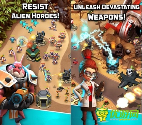消灭外星人保护地球《围剿外星客》上架iOS
