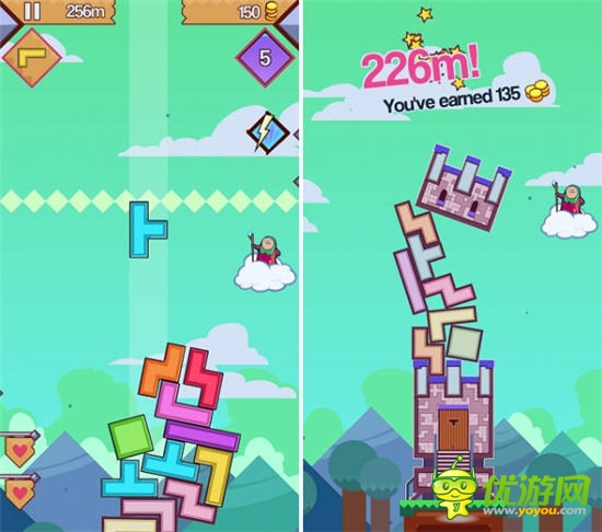 手机新作《摩天俄罗斯方块》俄罗斯方块玩法创新