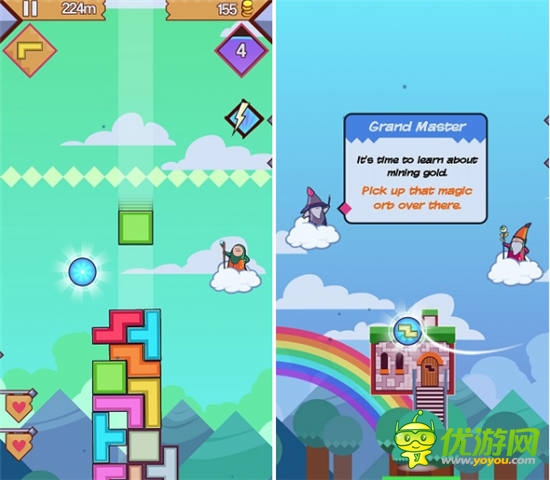 手机新作《摩天俄罗斯方块》俄罗斯方块玩法创新