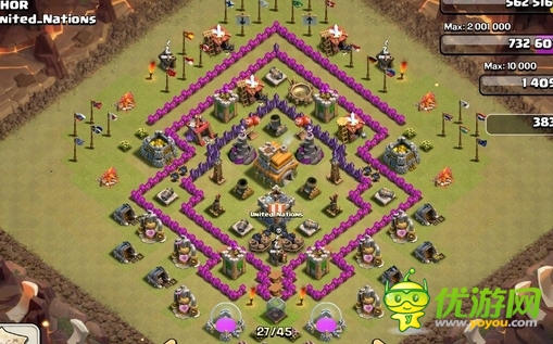 部落战争部落战七本引导阵分享