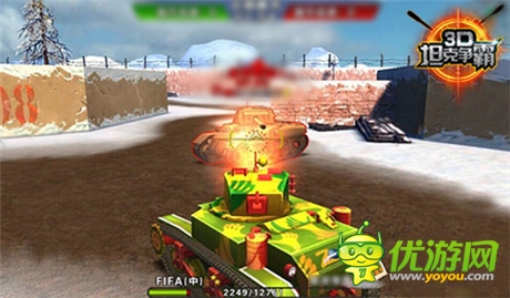 奇妙战斗《3D坦克争霸》之功勋坦克实力