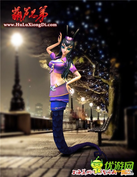 3D版葫芦娃首次亮相 手游《葫芦兄弟》人设曝光