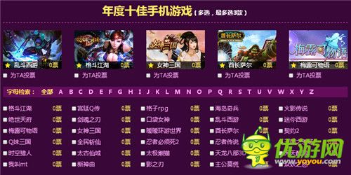 优游网一游网2014《金鲸奖》参选产品数创新高