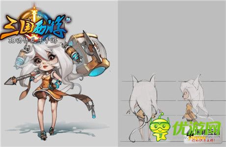 手游《三国西游记》开启乱斗首测 原画首曝