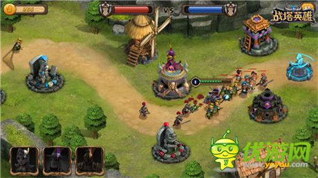 MOBA类玩法首曝《战塔英雄》IOS二测即将开启