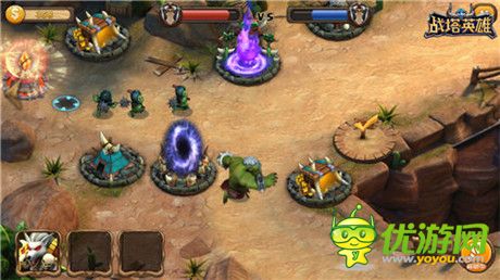 MOBA类玩法首曝《战塔英雄》IOS二测即将开启