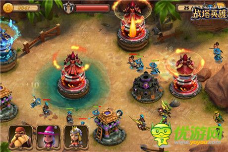 MOBA类玩法首曝《战塔英雄》IOS二测即将开启