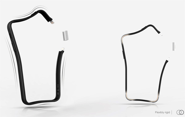 手机边框分电线：Juice up Cable(组图)