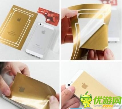 iPhone5一分钟变“土豪金”
