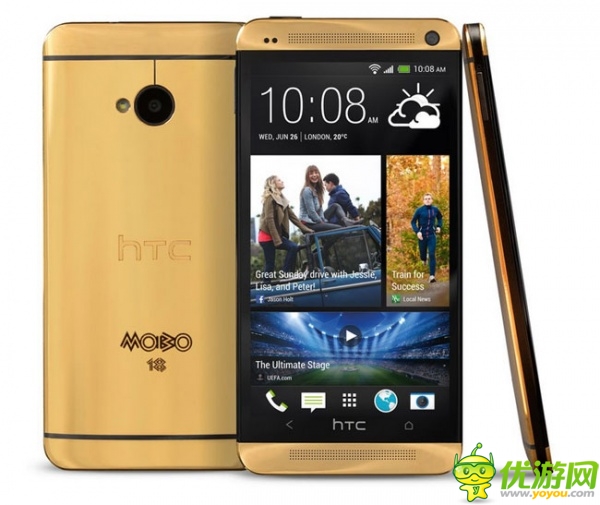 HTC推黄金外壳HTC One 售价4416美元