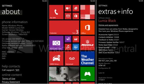 Nokia Lumia 929全新谍照和详细规格曝光