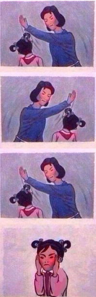 海量妈妈再打我一次图集 打耳光微博蹿红