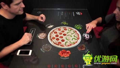 必胜客又出新招：触屏概念餐桌点餐游戏一招秒
