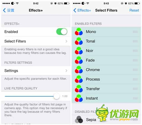IOS7拍照必备插件：PP助手推荐Effects+