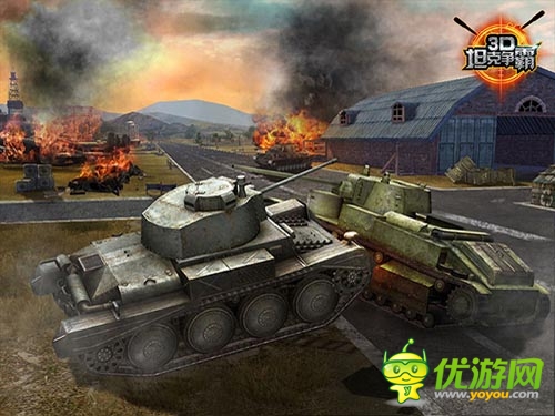 《3D坦克争霸》今日不删档内测 争霸赛重装开启