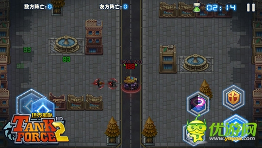 坦克闯关手游《坦克部队2》竞技场众生相