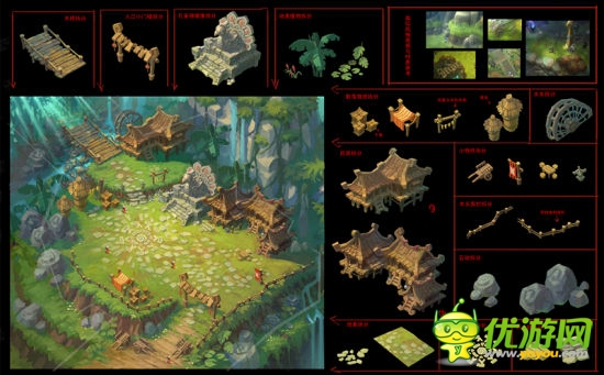 小屏幕大世界 《天下HD》场景手绘稿首曝