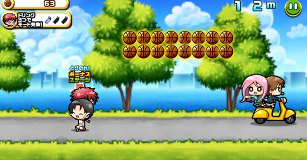 《黑子的篮球》同名跑酷《黑子快跑》评测