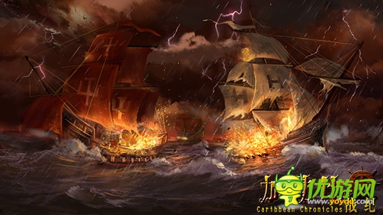航海大冒险 3k玩《加勒比战纪》劲爆海战图曝光