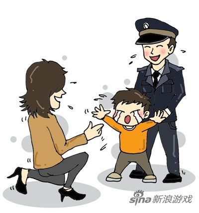 父母只顾低头玩手机 孩子走丢了都不知道