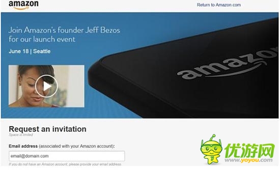 亚马逊6月18日发布惊世之作 或为3D智能手机