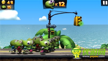  Zombie  Tsunami 快来组织你的殭尸大军