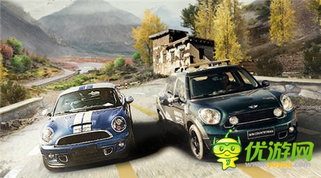 MINI首度跨界触电手游《藏地飞车》