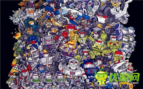 从小到大的忆记  变形金刚三十岁了!