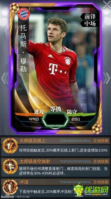 轻松刷图冲天梯 《绝杀2014》强力球员大盘点