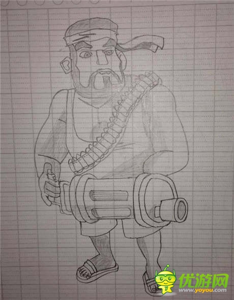 艺术大爆发《海岛奇兵》有爱玩家手绘各大兵种