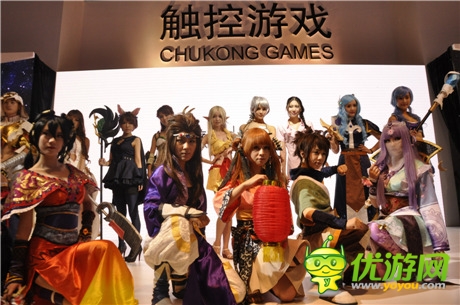 触控游戏CJ首日闪耀全场 展台耀眼人气爆棚