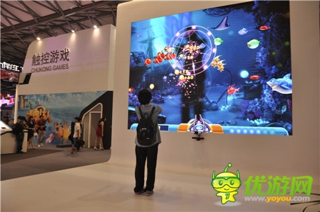 触控游戏CJ首日闪耀全场 展台耀眼人气爆棚