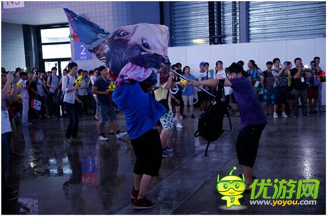 西山居女神对射 曹安娜粉丝开启上帝模式