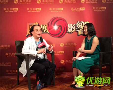 凤凰游戏专访温瑞安 “伪”巨侠”秀“真”功夫