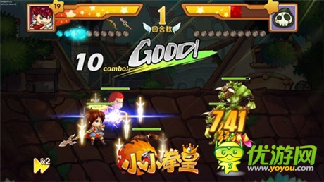 轻划指尖畅爽云巅《小小拳皇》暴力连击体验