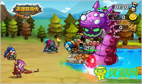 动作卡牌手游大作《英雄联萌传》最新版本面世