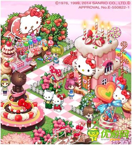 Hello Kitty入驻《全民小镇》 呼朋唤友 有爱开启