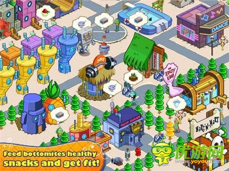 模拟养成手游《海绵宝宝搬来了》冰点促销中