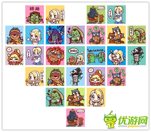 全球独《炉石传说》表情贴图易信首发限免