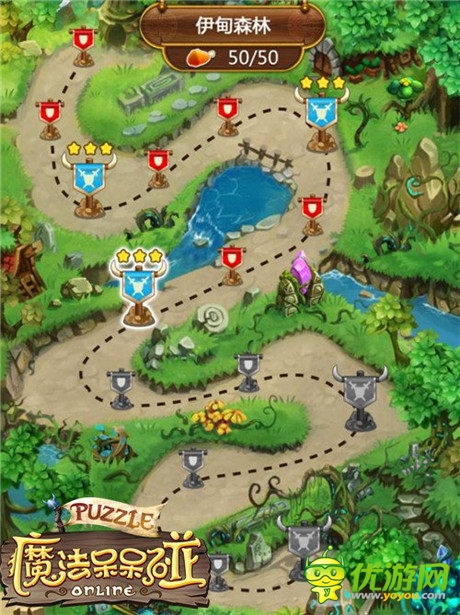 从冰川到戈壁 探秘《魔法呆呆碰》战斗副本