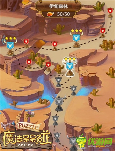 从冰川到戈壁 探秘《魔法呆呆碰》战斗副本