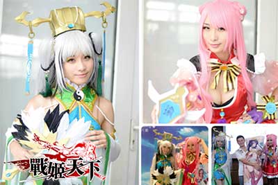 《战姬天下》美女coser现身中国国际动漫节