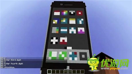 你没看错 玩家用《我的世界》制造“iPhone”
