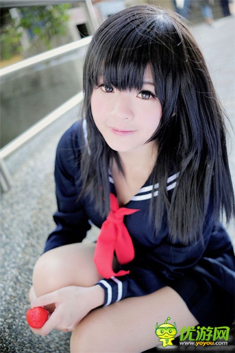 甜美coser迎新生《甜心爱消除》深大校园行