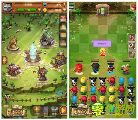 RPG动作三消手游《魔法呆呆碰》PVP战斗玩法