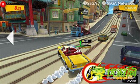 掌趣大陆独代SEGA手游大作《疯狂出租车：都市狂飙》