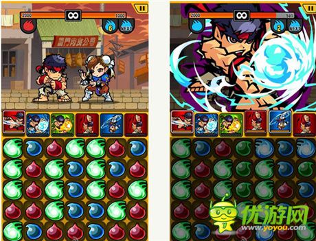 Q版街霸三消新游《街霸灵魂拼图》开启事前登陆